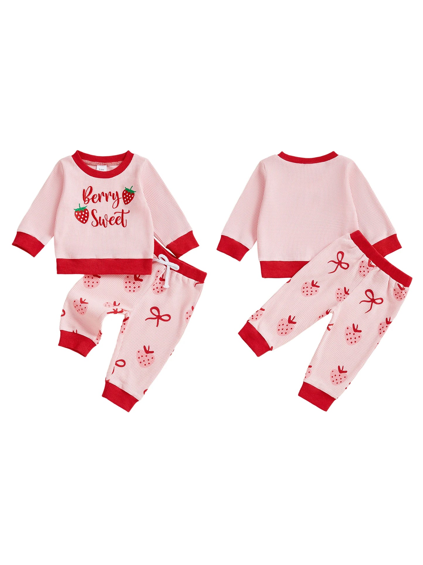 Premium Toddler Girl Strawberry Autumn Set