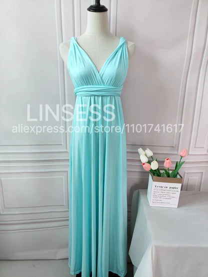 Rust Infinity Multiway Maxi Dress – Bridesmaid & Evening Gown