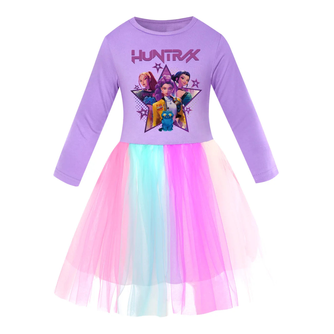 K-Pop Rainbow Party Dress 🌈