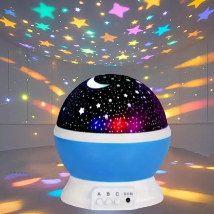 USB Starry Night Light Projector – 9 Color Modes