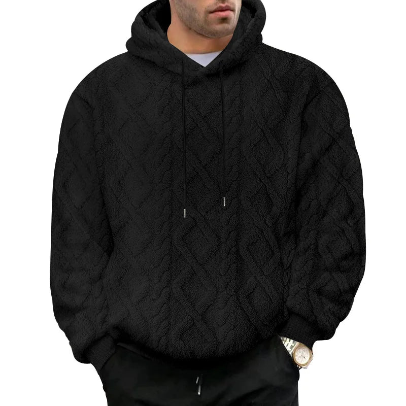 🧶 Jacquard Pullover Hoodie