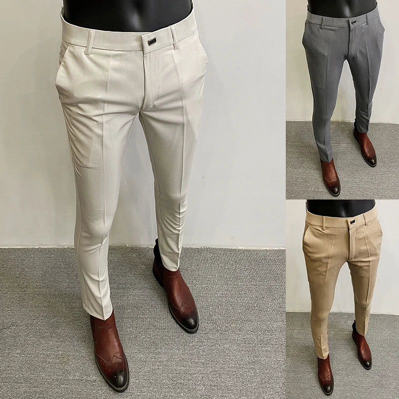 👖 Men’s England Style Suit Pants ✨