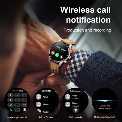 ⌚ LIGE Rugged Military GPS Smart Watch for Men | AMOLED HD | Bluetooth Call | Waterproof