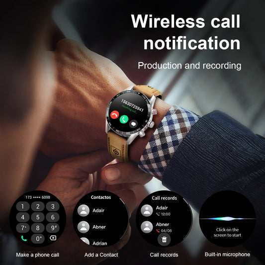 ⌚ LIGE Rugged Military GPS Smart Watch for Men | AMOLED HD | Bluetooth Call | Waterproof