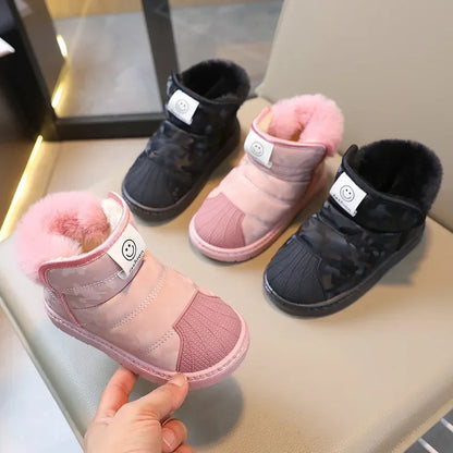 Girls PU Leather Fashion Boots 👢✨