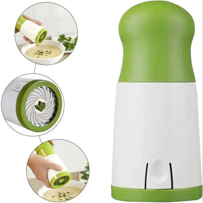 Manual Herb Grinder 🌿 | Easy Spice & Veg Cutter – Glomexia