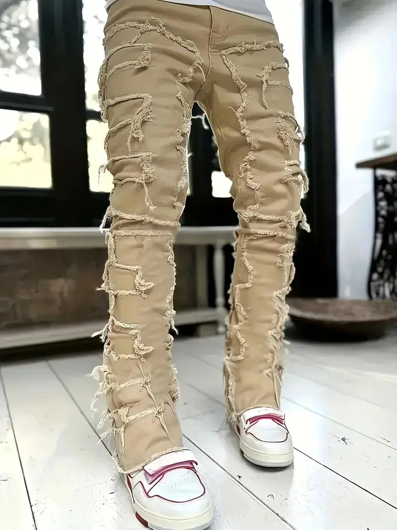 👖 Urban Stack Patchwork Skinny Jeans 🔥