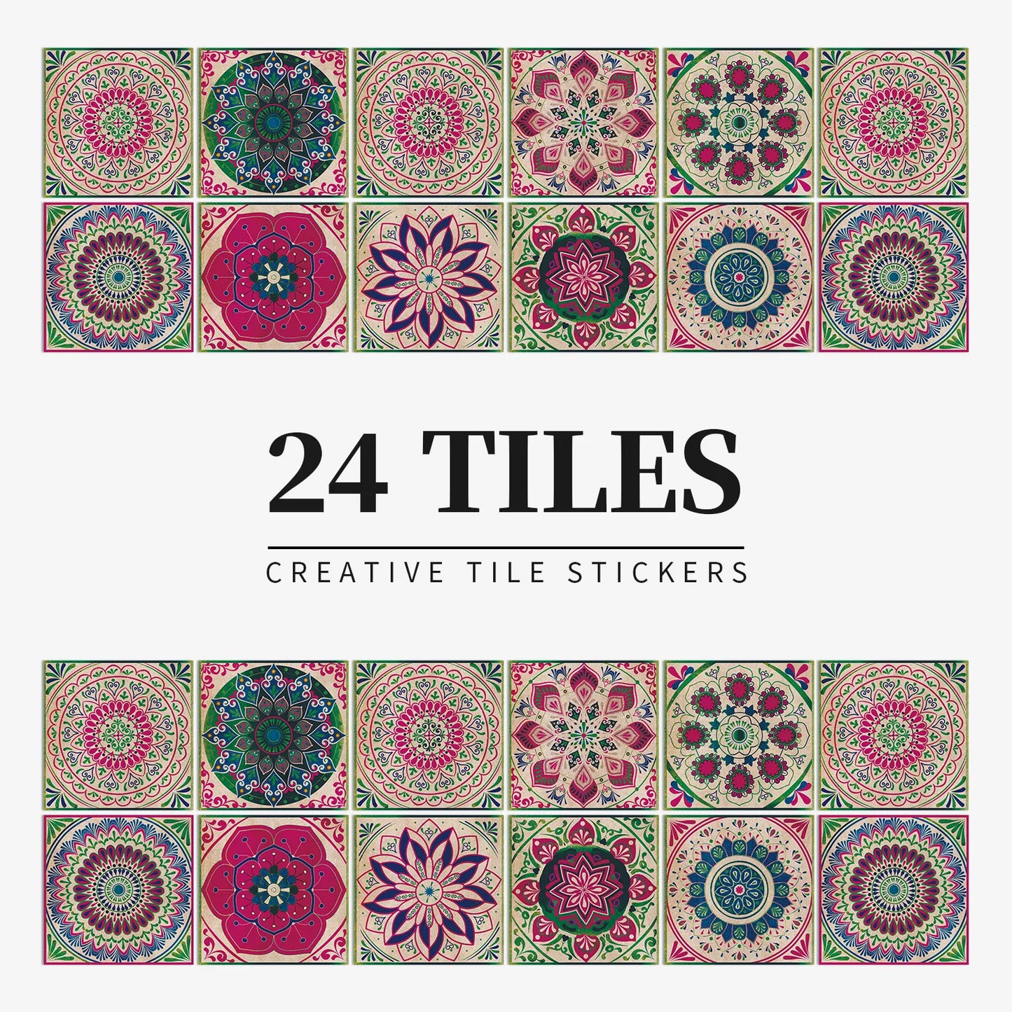 Self-Adhesive Tile Wall Stickers 🧱 | Waterproof Home Decor –