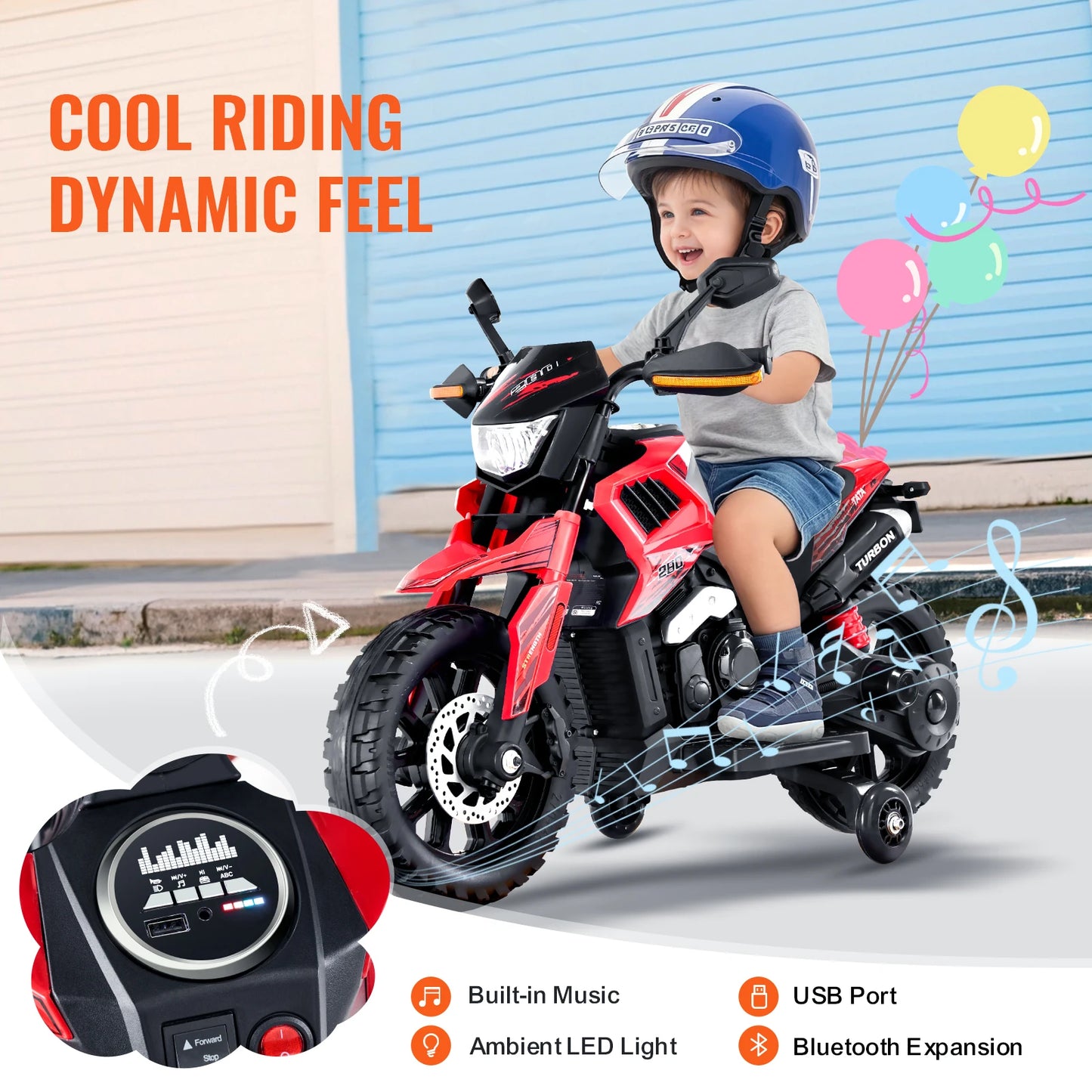 🏍️✨ Electric Kids Ride-On Motorcycle ⚡