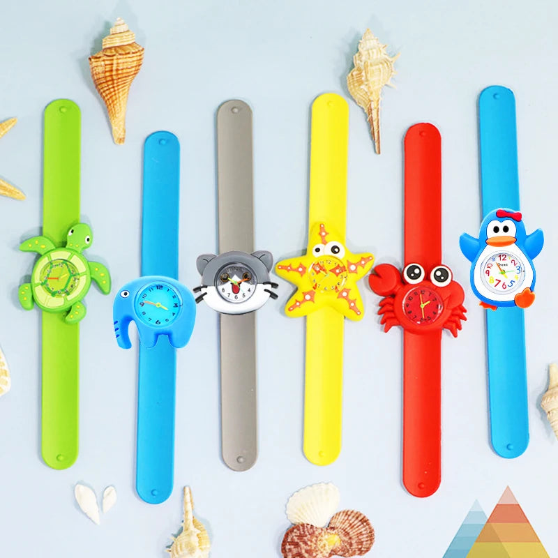 🌍 Glomexia – Kids Silicone Quartz Watch ⌚🧒