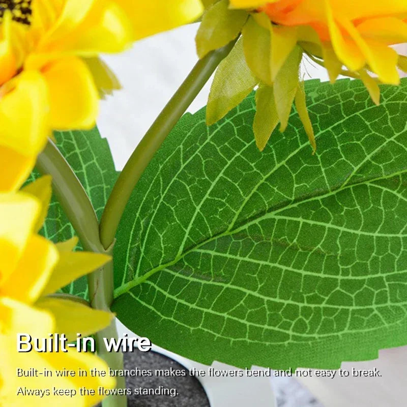 Rechargeable Sunflower LED Night Lamp