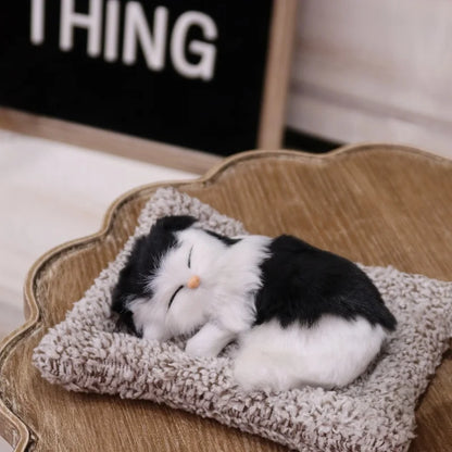 Interactive Meowing Kitten Plush Toy