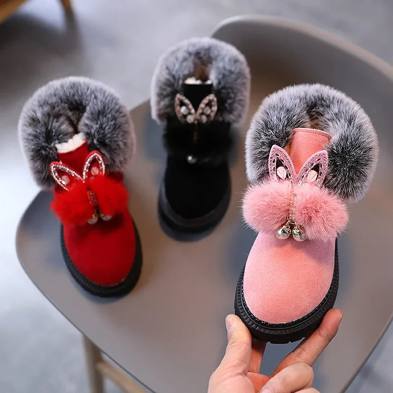 Girls Bling Ankle Winter Boots ✨👢 | Warm Fashion Wear