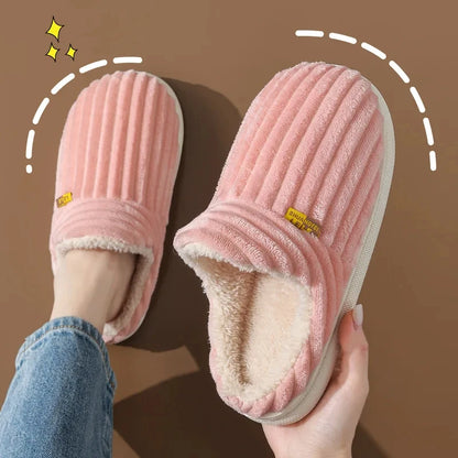 Glomexia Women Fur Plush Slippers ❄️ | Cozy Winter Slides