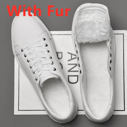 Glomexia Men Genuine Leather Shoes 👞 | Breathable Lace-Up