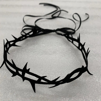 Black Velvet Gothic Choker Necklace