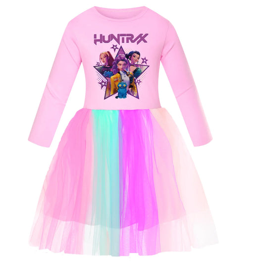 K-Pop Rainbow Party Dress 🌈