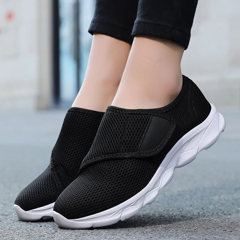 Women Breathable Walking Shoes 👟 | Lightweight Flat Comfort