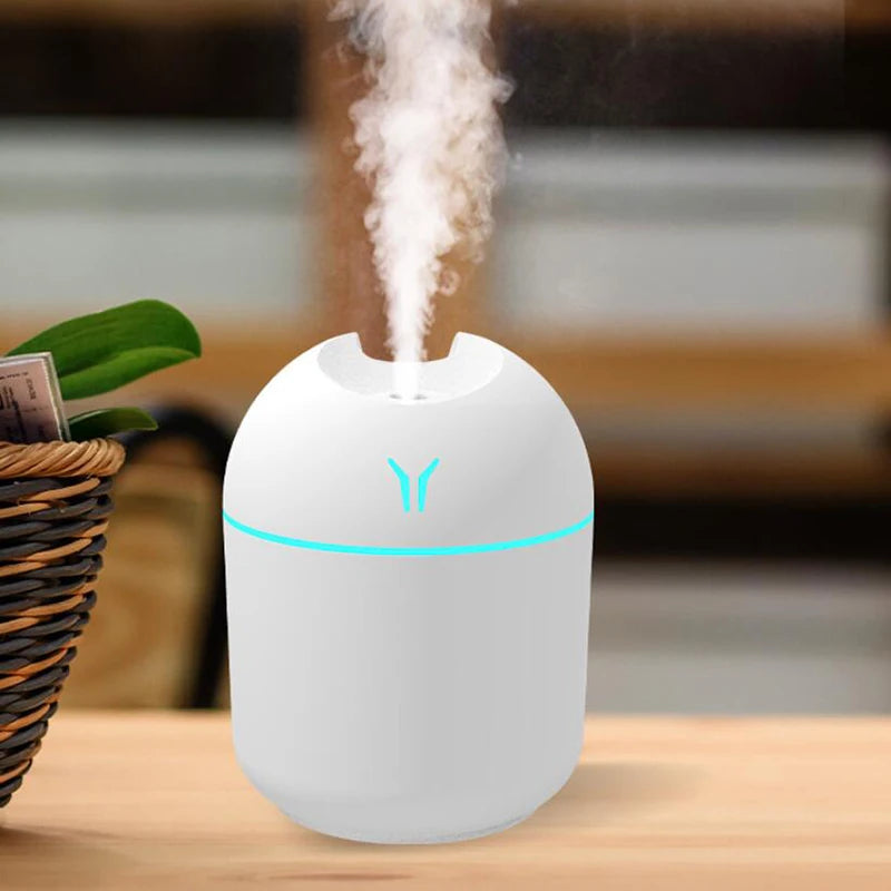 💧 USB Mini Air Humidifier 250ML – Aroma Diffuser