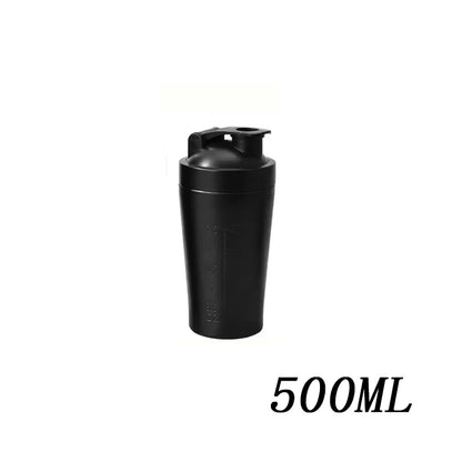 🥤 Stainless Steel Protein Shaker Bottle – Leak Proof Gym Fitness Cup