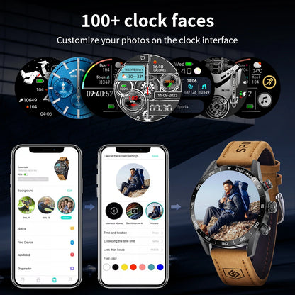 ⌚ LIGE Rugged Military GPS Smart Watch for Men | AMOLED HD | Bluetooth Call | Waterproof