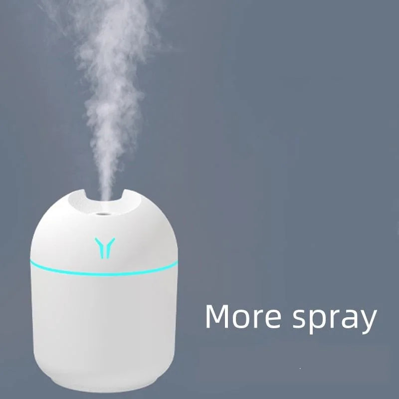 💧 USB Mini Air Humidifier 250ML – Aroma Diffuser
