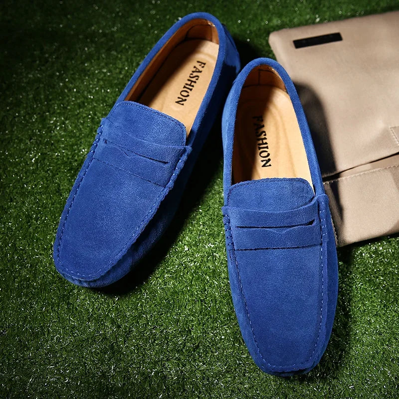 👞 Men’s Suede Comfort Loafers – Breathable & Anti-Slip ✨