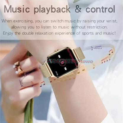 Full Touch Smart Watch – Bluetooth Call Fitness Tracker
