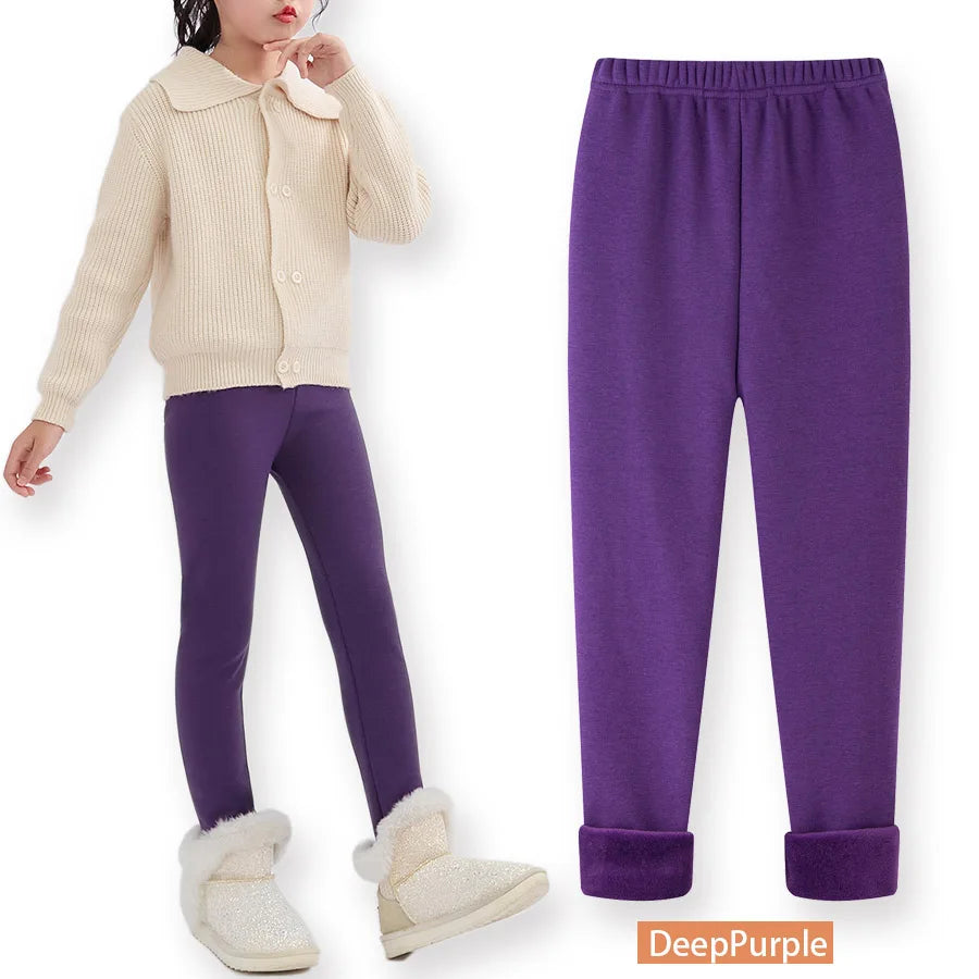 ❄️ CozyFlex Girls Thermal Leggings 🧦