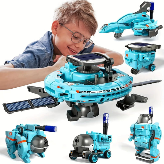 6-in-1 STEM Solar Robot Kit – Educational Science Building Toy