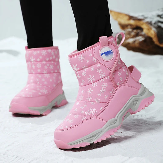 ❄️ Girls Knee-High Winter Snow Boots