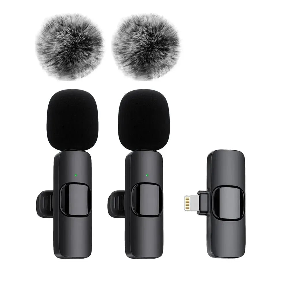 K60 Wireless Lavalier Mic 🎙️ | Plug & Play Mini Clip Microphone