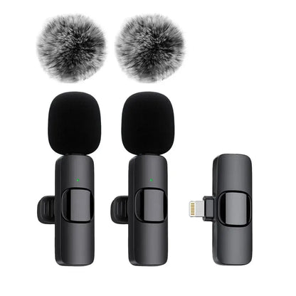 K60 Wireless Lavalier Mic 🎙️ | Plug & Play Mini Clip Microphone