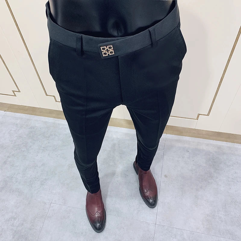👖 Men’s England Style Suit Pants ✨