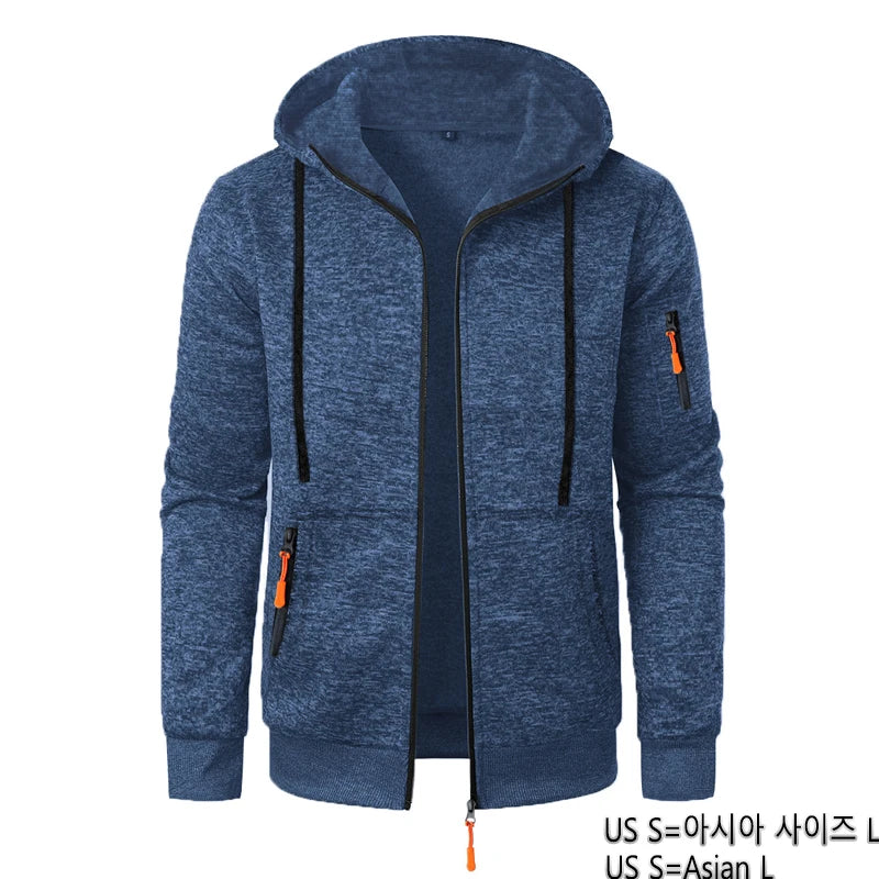 🧥 Zip-Up Casual Hoodie