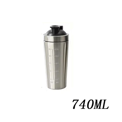 🥤 Stainless Steel Protein Shaker Bottle – Leak Proof Gym Fitness Cup