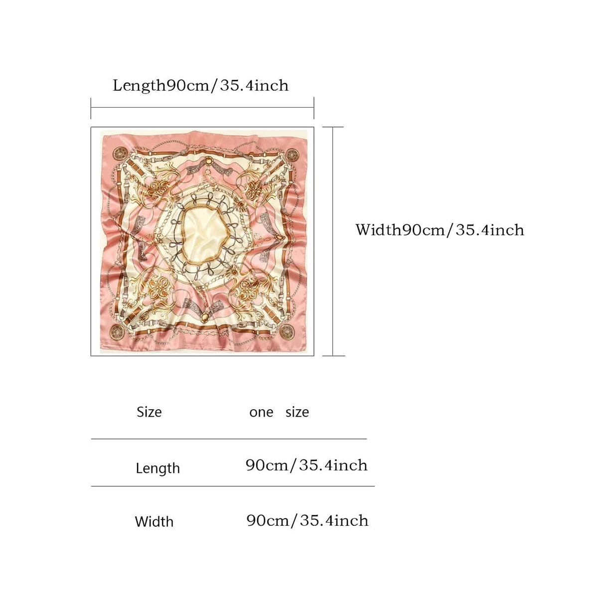 Premium 90x90 Paisley Fashion Scarf | Women Headband | GLOMEXIA