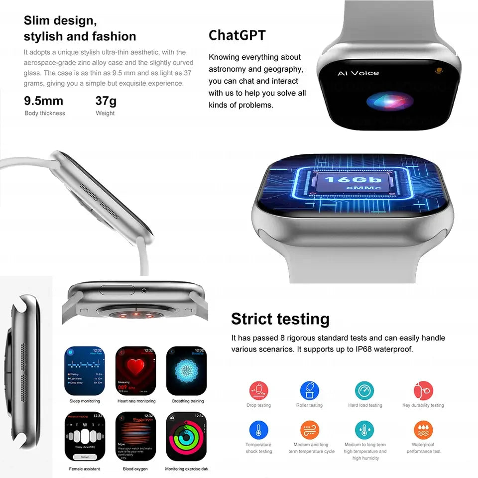 Glomexia Smart Watch X 1.85″ AMOLED ⌚