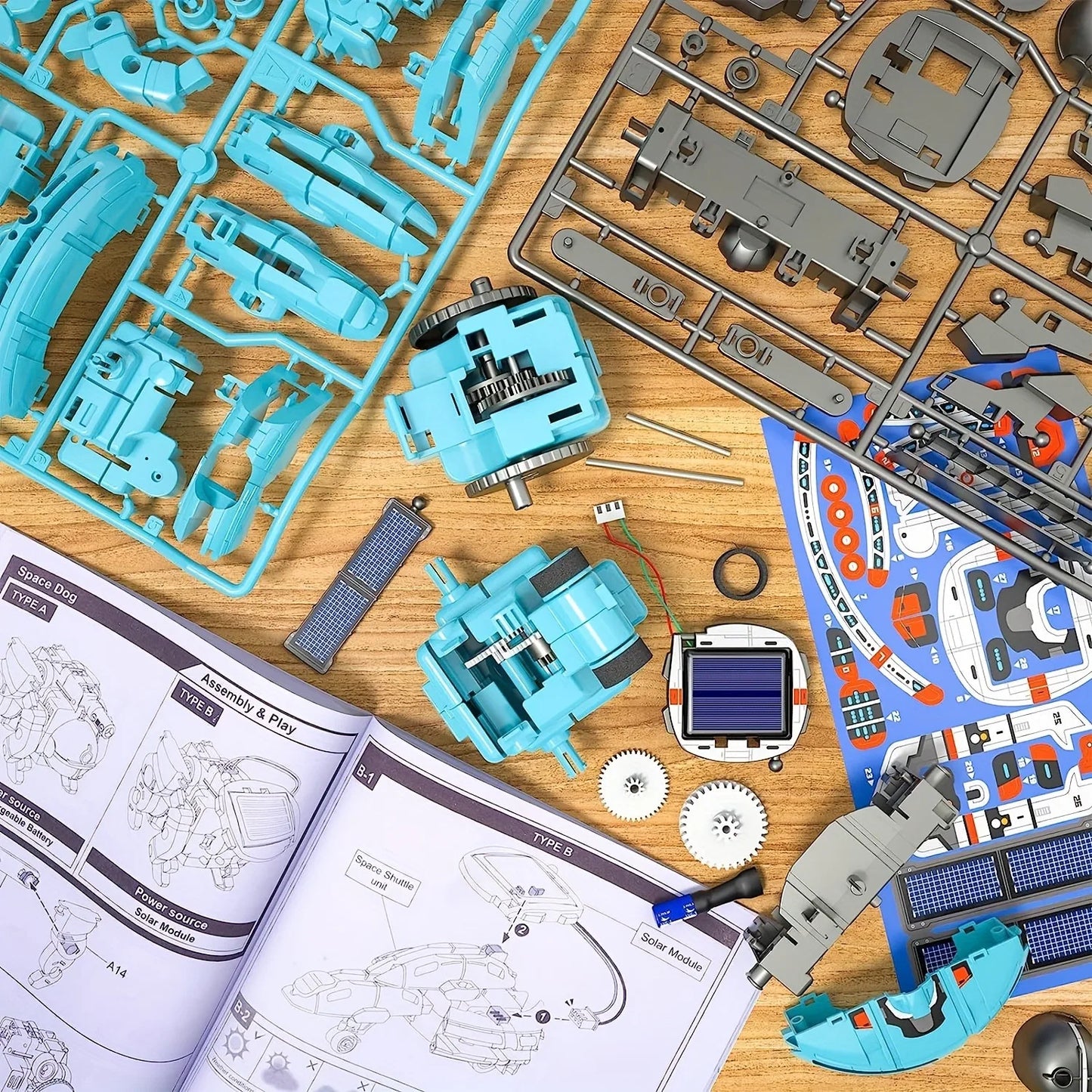 6-in-1 STEM Solar Robot Kit – Educational Science Building Toy