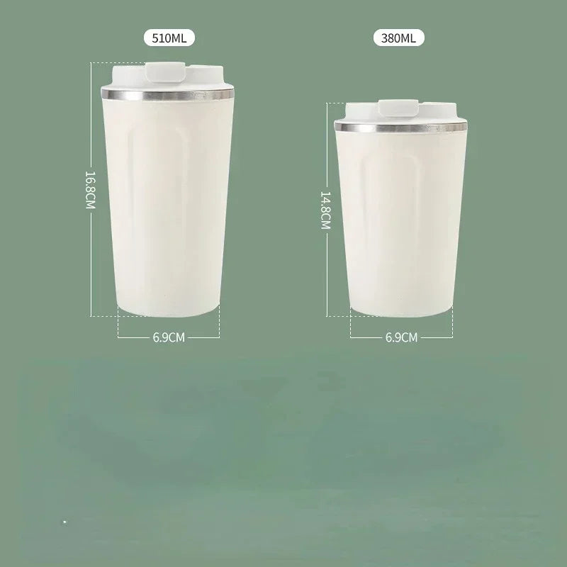 🌍 Glomexia Travel Thermal Mug – 380/510ML Stainless Steel Vacuum Cup ☕