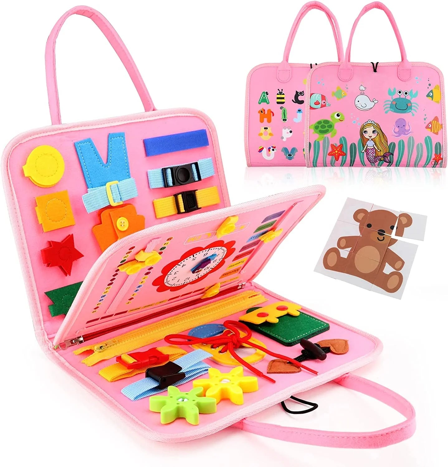 Montessori Busy Board Sensory Learning Toy