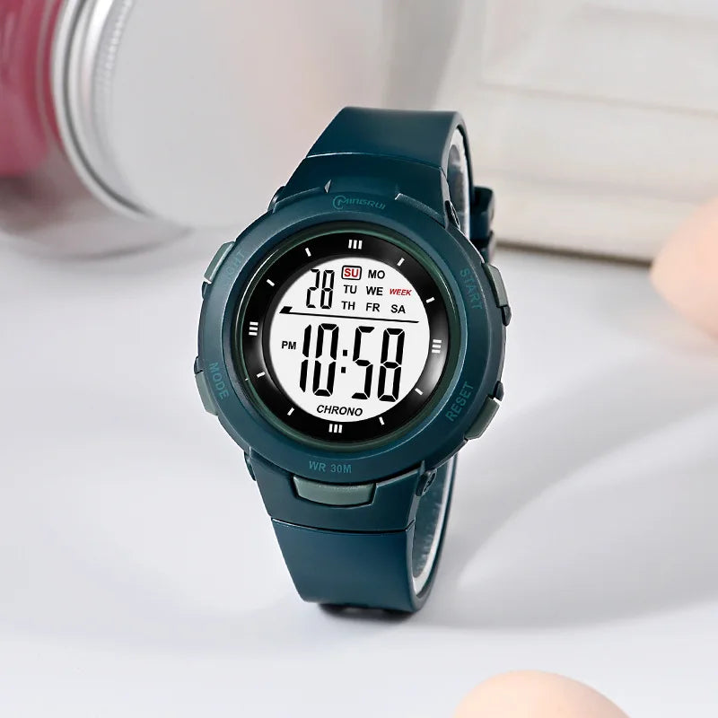 Kids Digital Watch – Luminous Waterproof Alarm Clock