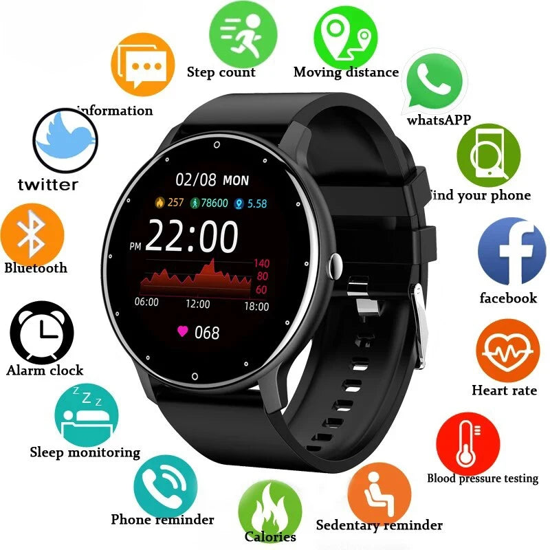 ⌚🔥 Glomexia LIGE Smart Watch – Fitness & Heart Rate Tracker