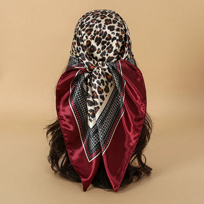 Premium 90x90 Paisley Fashion Scarf | Women Headband | GLOMEXIA