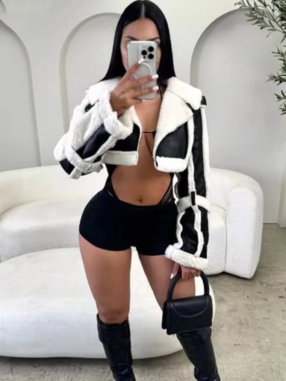 🧥 Women’s Cropped Streetwear Jacket ✨