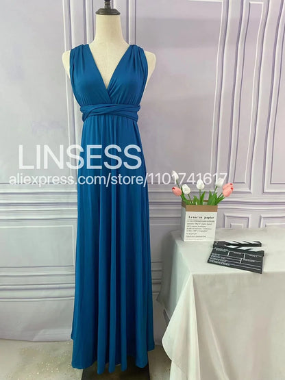 Rust Infinity Multiway Maxi Dress – Bridesmaid & Evening Gown