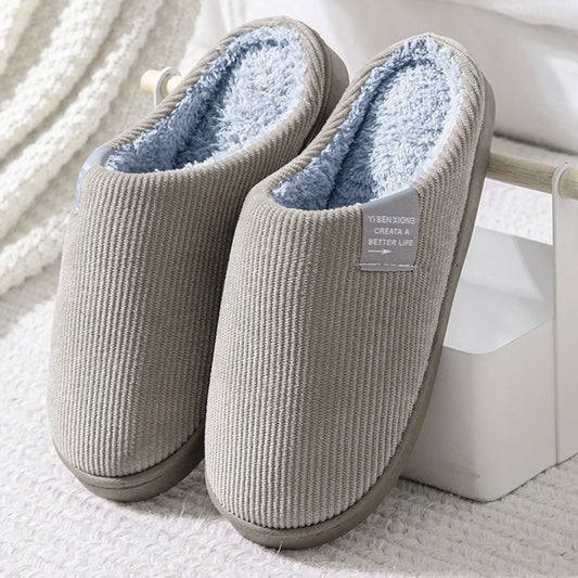Winter Plush Anti-Slip Home Slippers