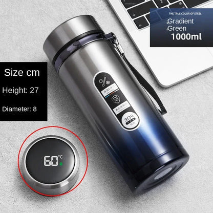 🌡️ Stainless Steel LED Temperature Thermos Bottle 💧✨