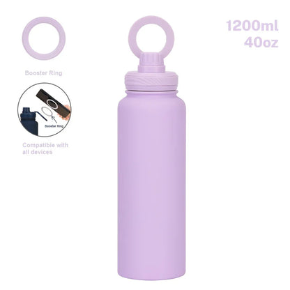 PuraCool 1200ml Stainless Steel Insulated Water Bottle 💧 | Sports & Travel Flask