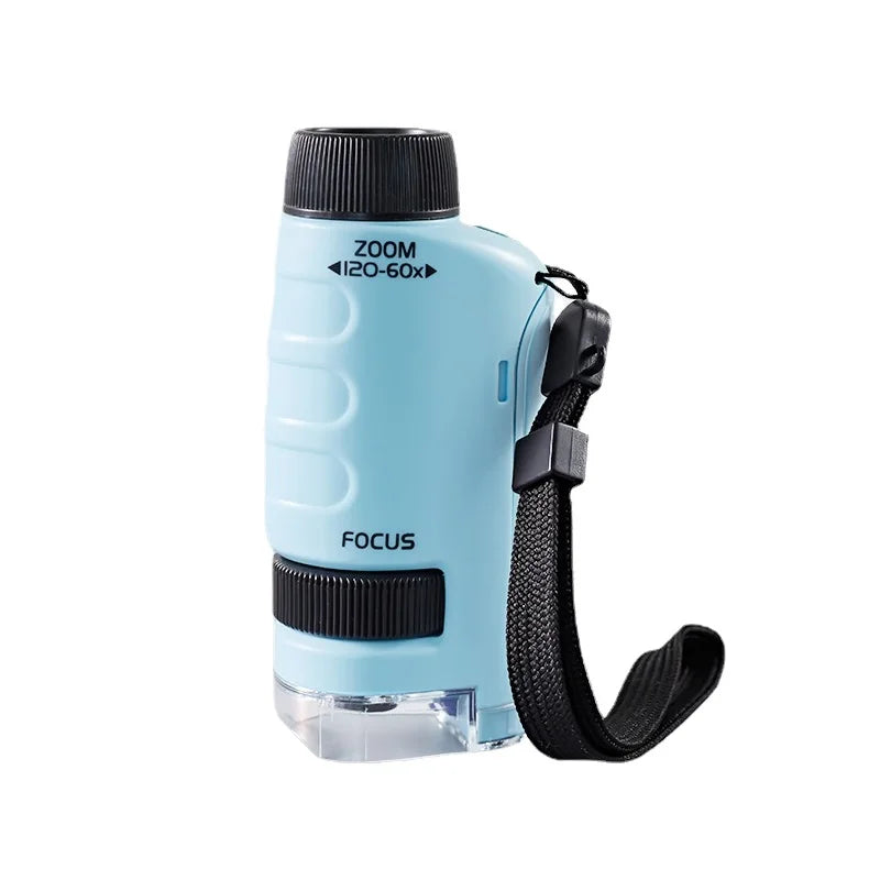 Glomexia Pocket Microscope for Kids (60–120X) 🔬